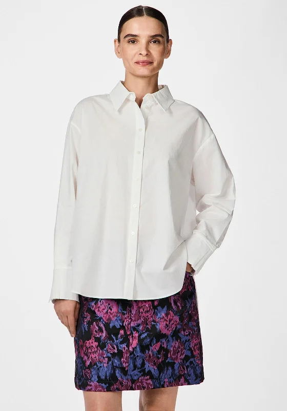 Y.A.S Hilde Cotton Shirt, White