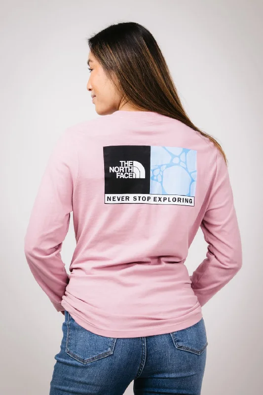 The North Face Suspended Long Sleeve T-Shirt for Women in Mauve | NF0A8B08-1MI