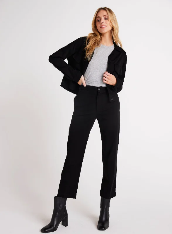 Jess Crease Line Trouser - Black