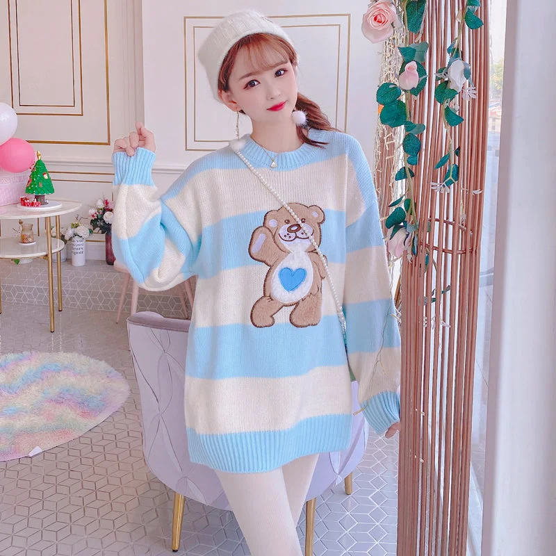 cartoon striped sweater  PL52512