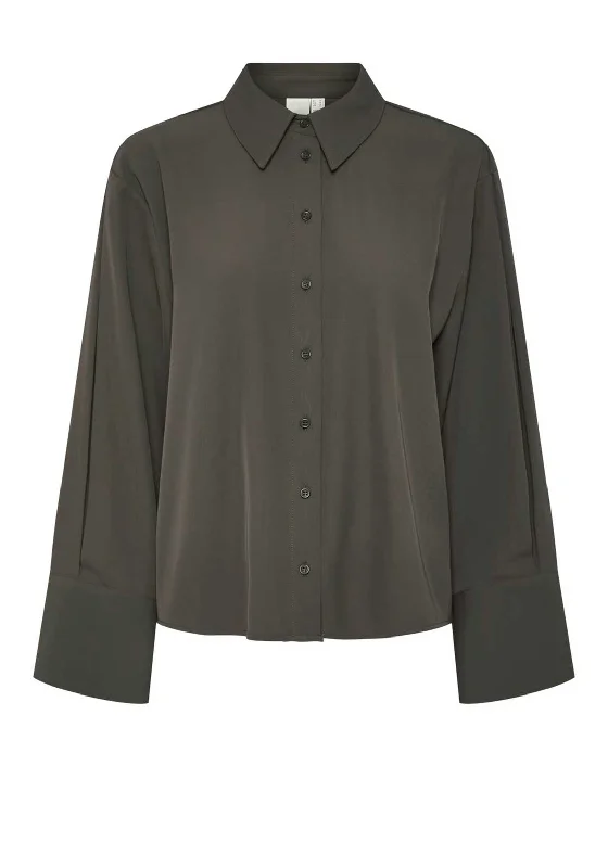 Y.A.S Sarana Long Sleeve Shirt, Grey