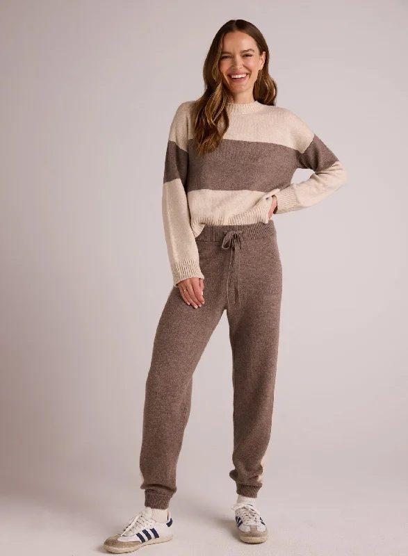 Slouchy Jogger - Oat & Fawn