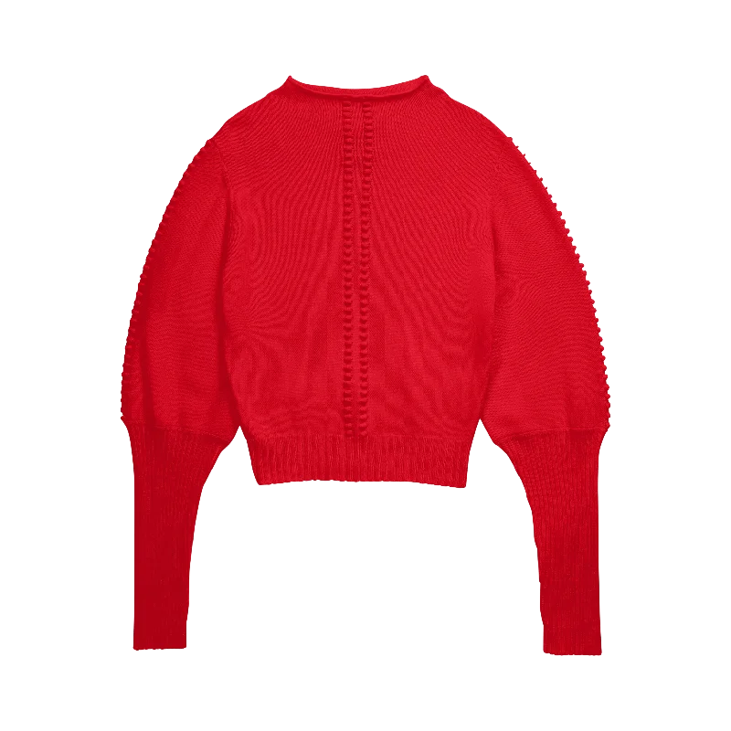 The Chelsea Sweater in Red