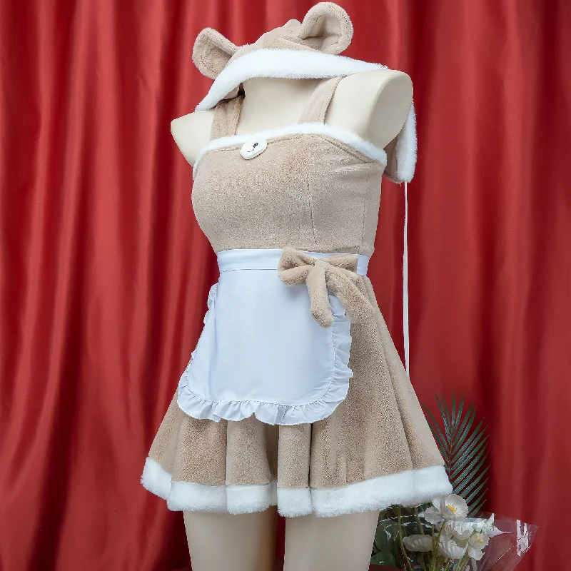 Strap Bear Maid Dress PL53697