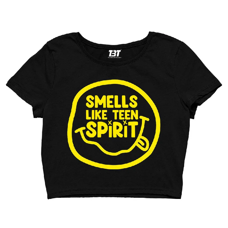 Nirvana Crop Top - Smells Like Teen Spirit