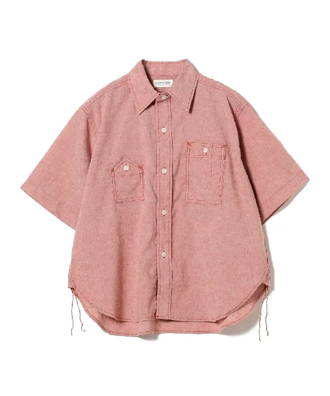 Beams Boy O.Pe/Li Work Shirt - Red