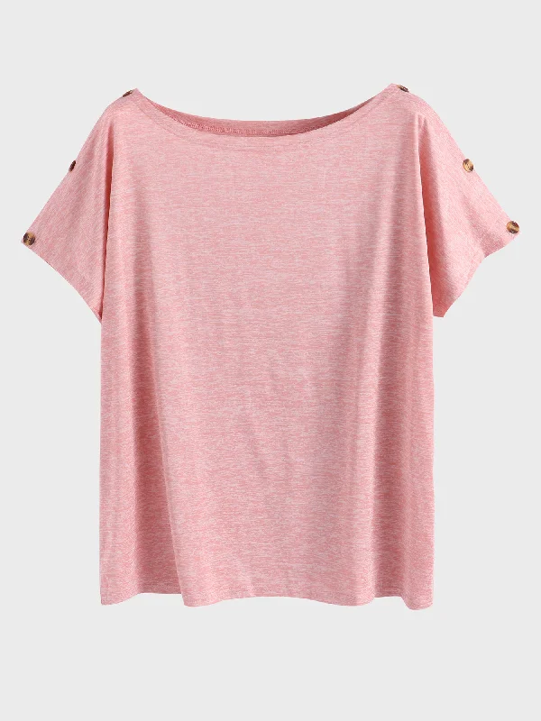 Midsize Classy Off-Shoulder Loose Tee