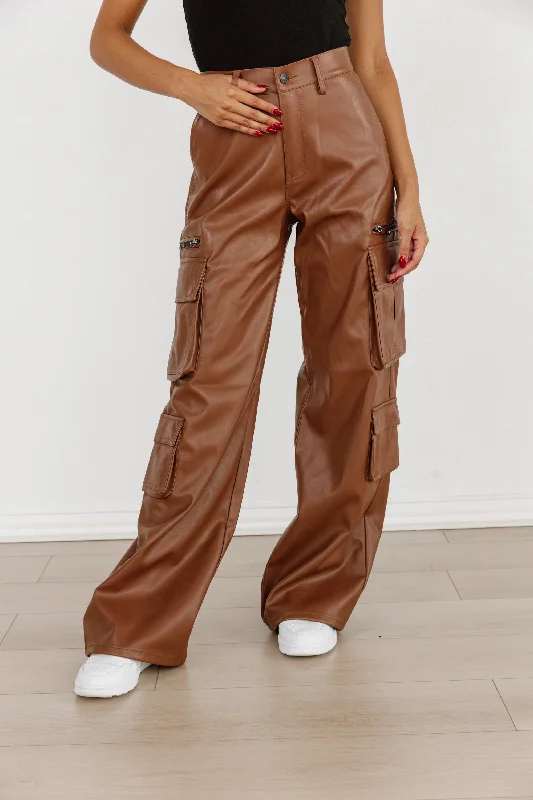 SWEET & SLEEK WIDE-LEG CARGOS