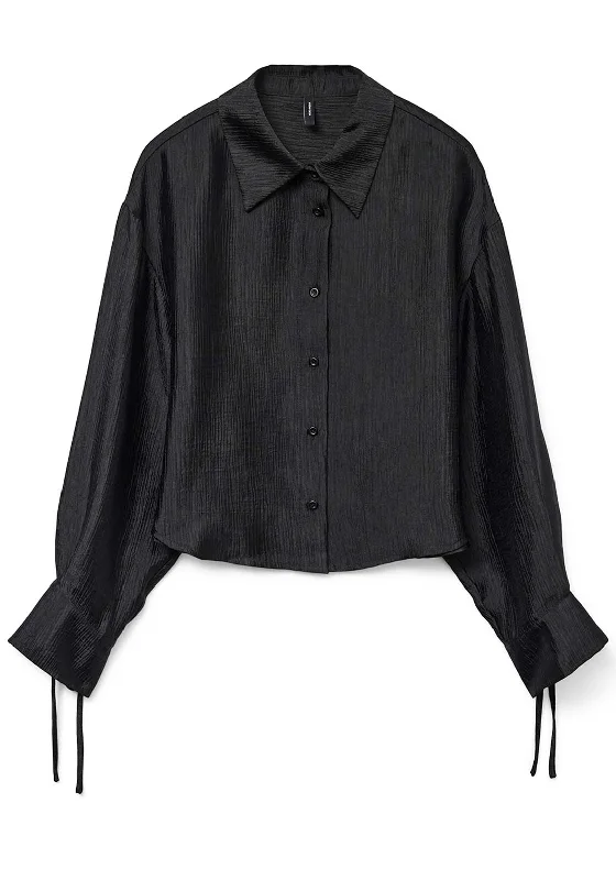 Vero Moda Raquel Textured Shirt, Black