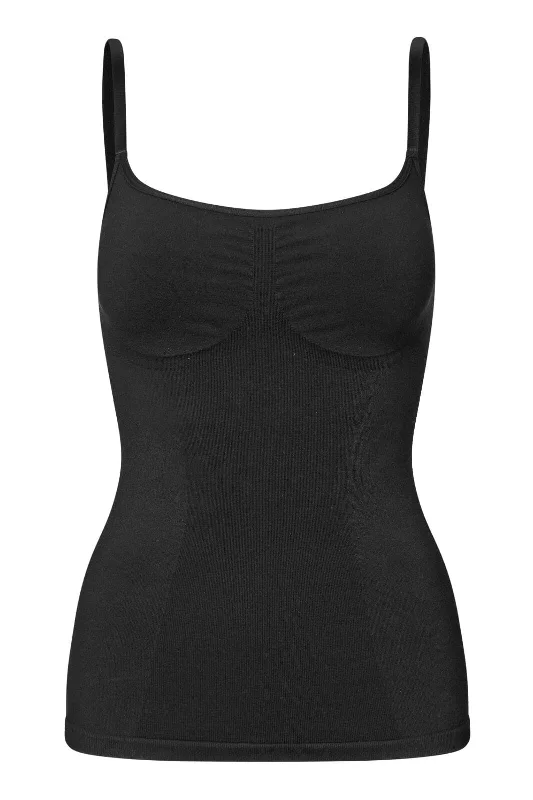 Lykkeland Ateliér - Second Skin Cami Top - Black