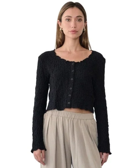 Clare Crop Cardi Top