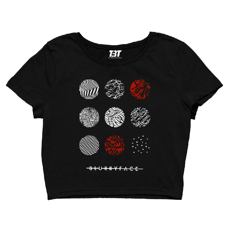 Twenty One Pilots Crop Top - Blurry Face