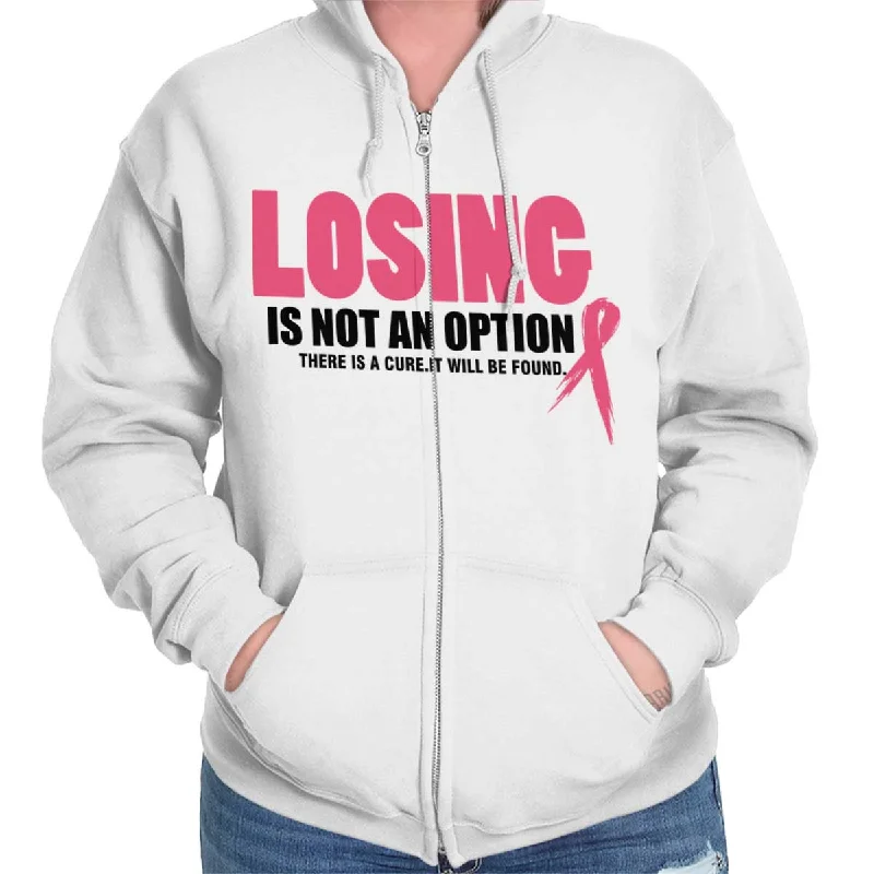 Losing Is Not An Option Zip Hoodie