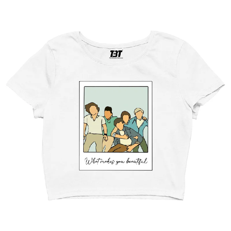 One Direction Crop Top - What Makes You Beautiful