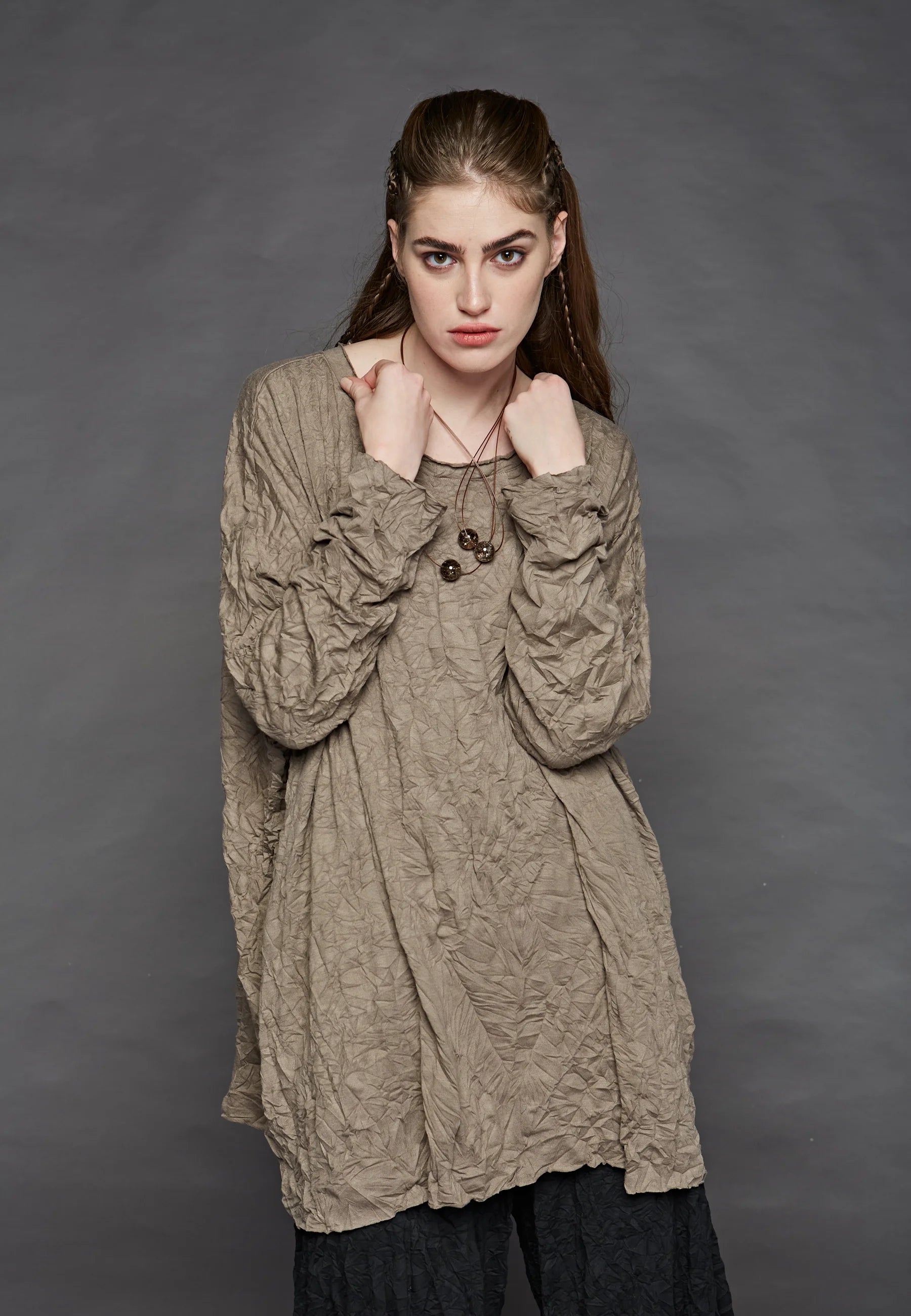 RUSH Wrinkled jersey tunic