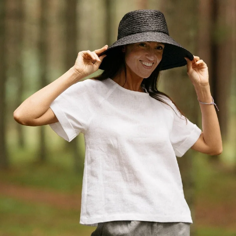 Linen Blouse NORA In White