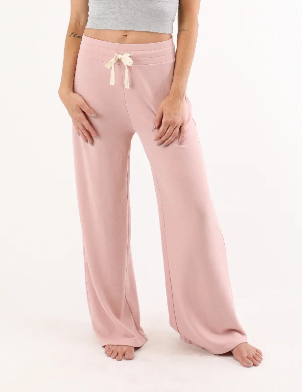 Cloud Fleece Pant: Adobe Rose