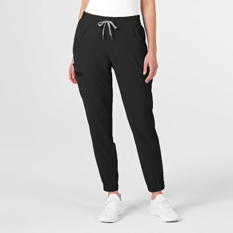 RENEW Women's Jogger Scrub Pant - Black