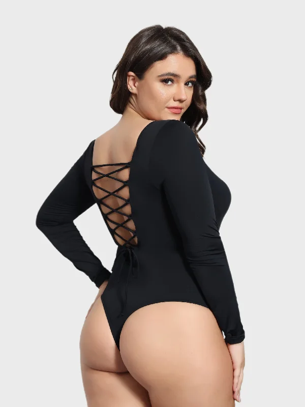 Perfect from All Angle Bodysuit with Built-in Bra