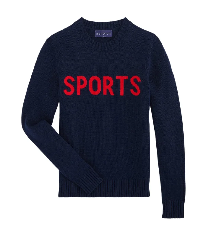 Sports Intarsia Sweater