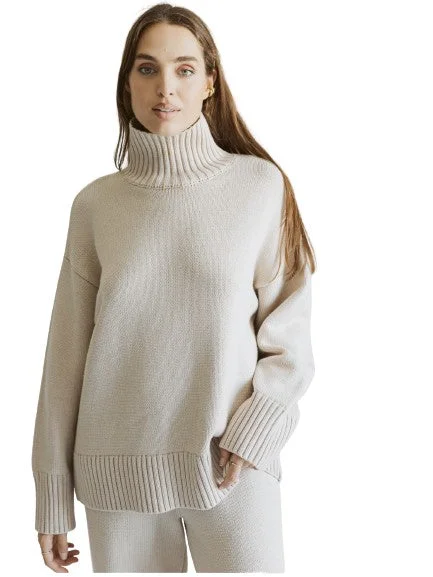 Chloe Cotton Turtleneck Sweater