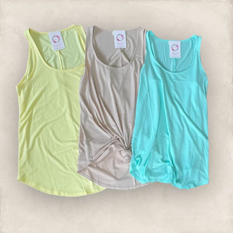 Round neck swing tank