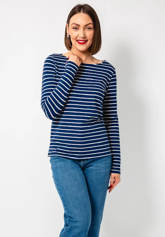 Betty Barclay Striped Top, Navy