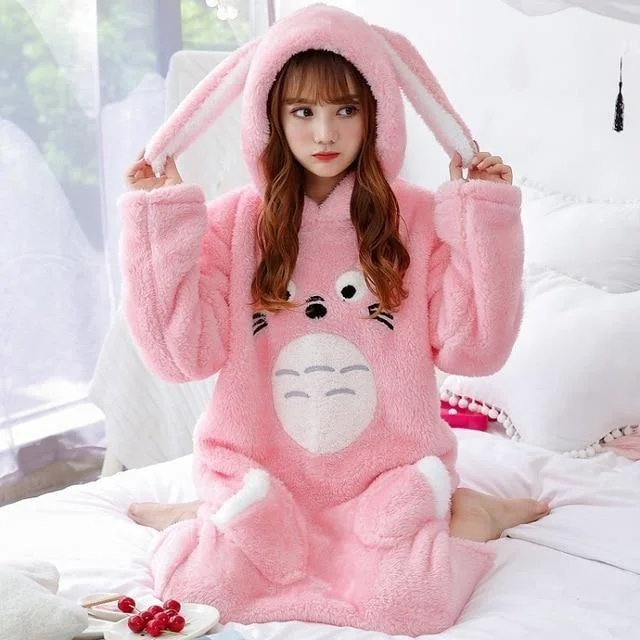 Totoro Pink Hooded