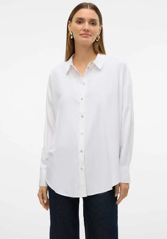 Vero Moda Nora Oversized Shirt, White