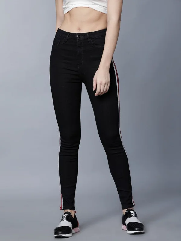 Women Black Super Skinny Fit Stretchable Jeans