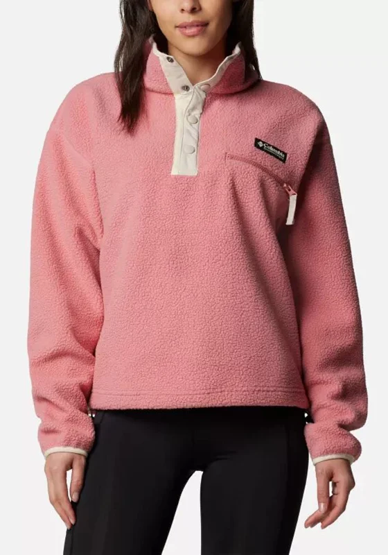 Columbia Helvetia™ II Cropped Half Snap Fleece, Pink