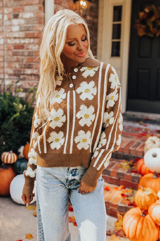 Sweet Blooms Knit Sweater