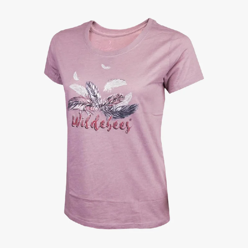 Wildebees Womens Feather Light Short Sleeve Tee Dewkist