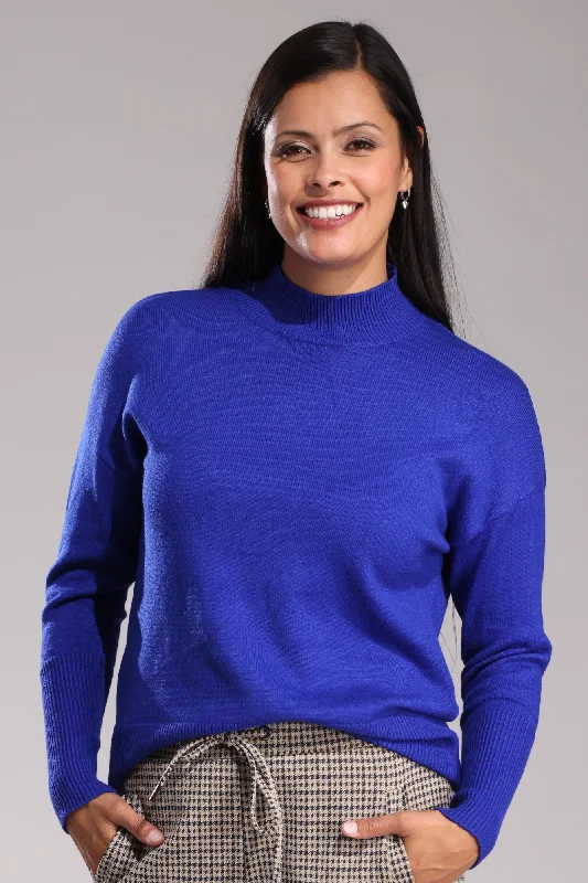 Turtle neck Luxe Knitwear Jersey | ROYAL | 7321ZZ